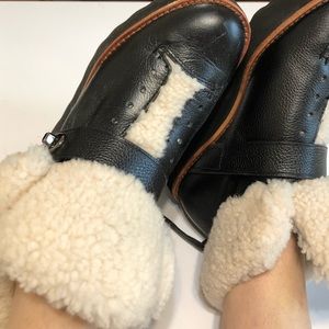 COACH URBAN HIKER SHEARLING BOOTS